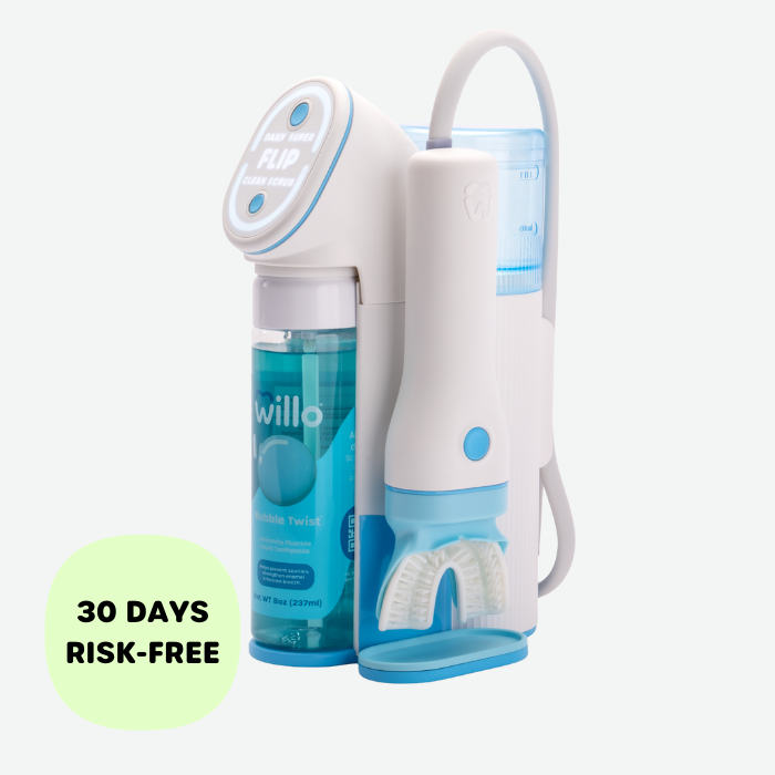 Willo® AutoFlo+ Fully Automatic Kids Toothbrush - Starter Kit
