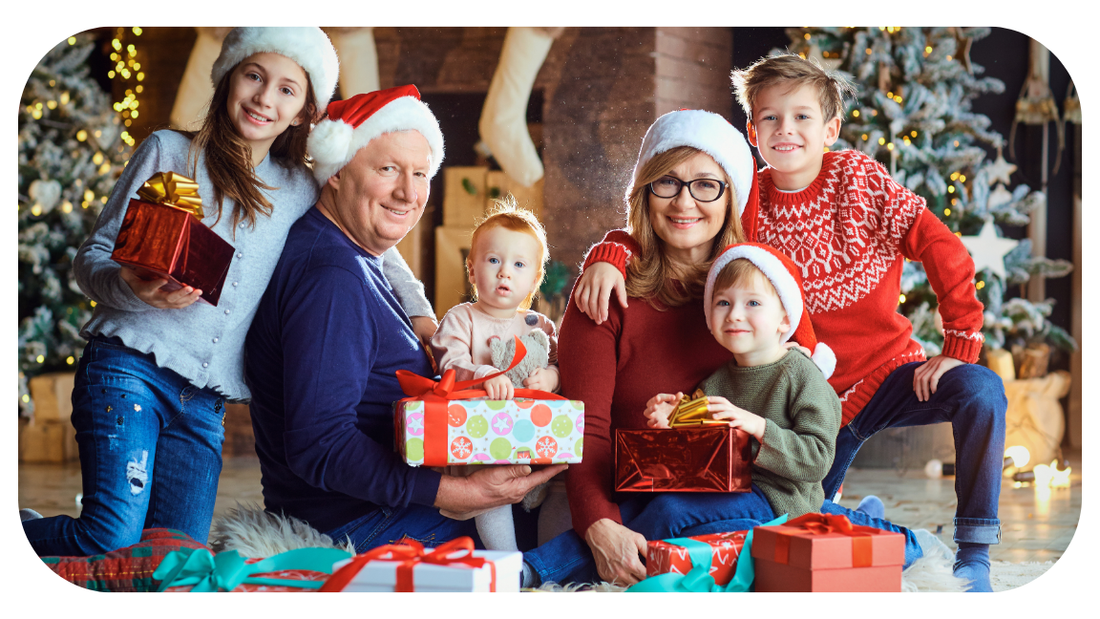 Grandparents buying holiday gifts for grandkids who have everything