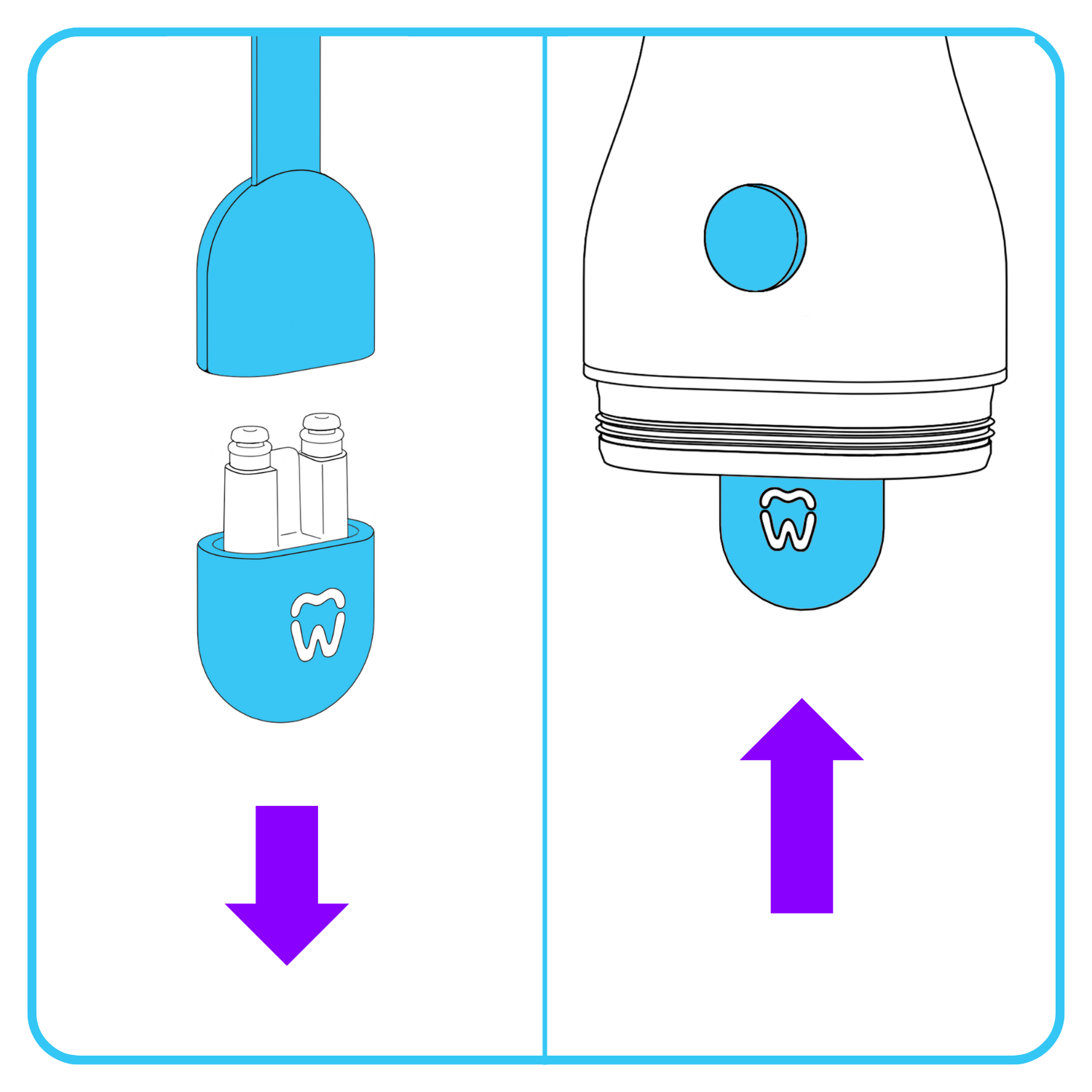 how to insert cleaning plug into handle