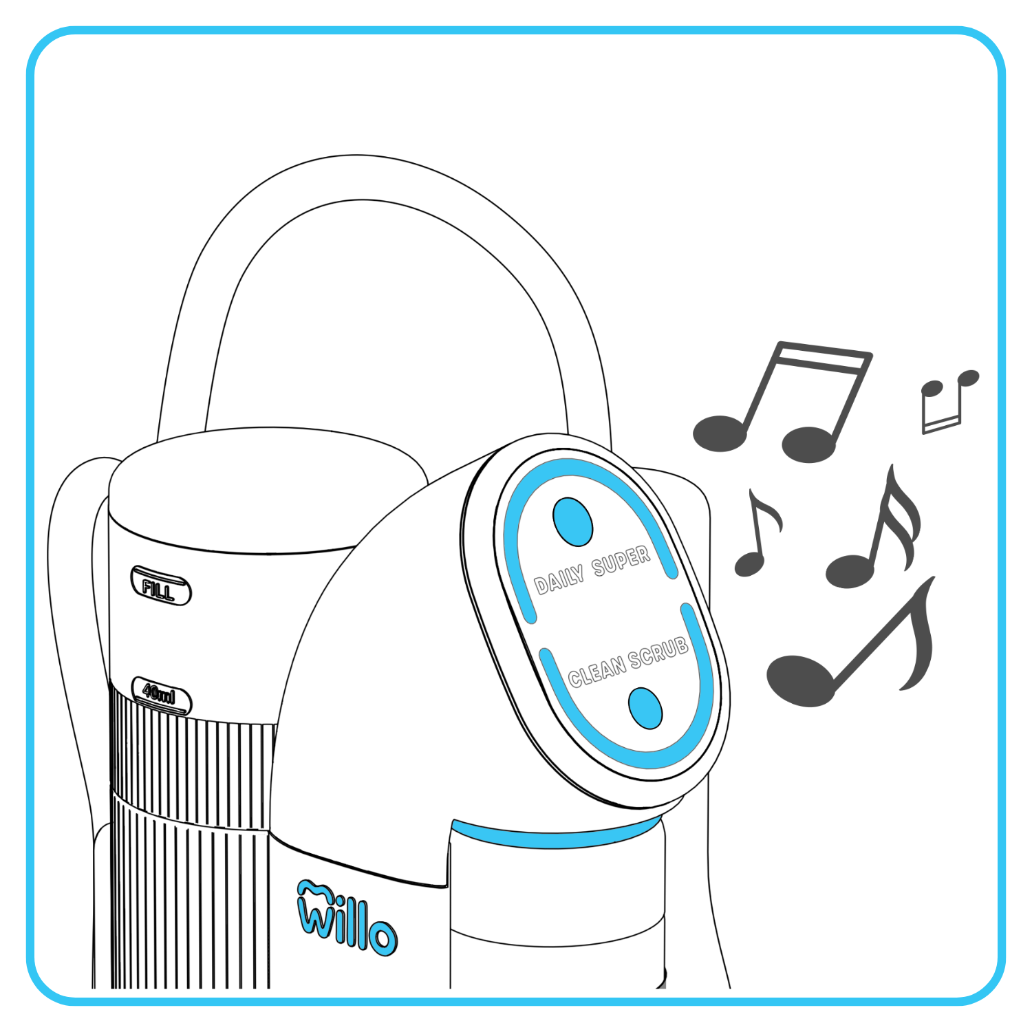 music will chime when cleaning cycle is complete