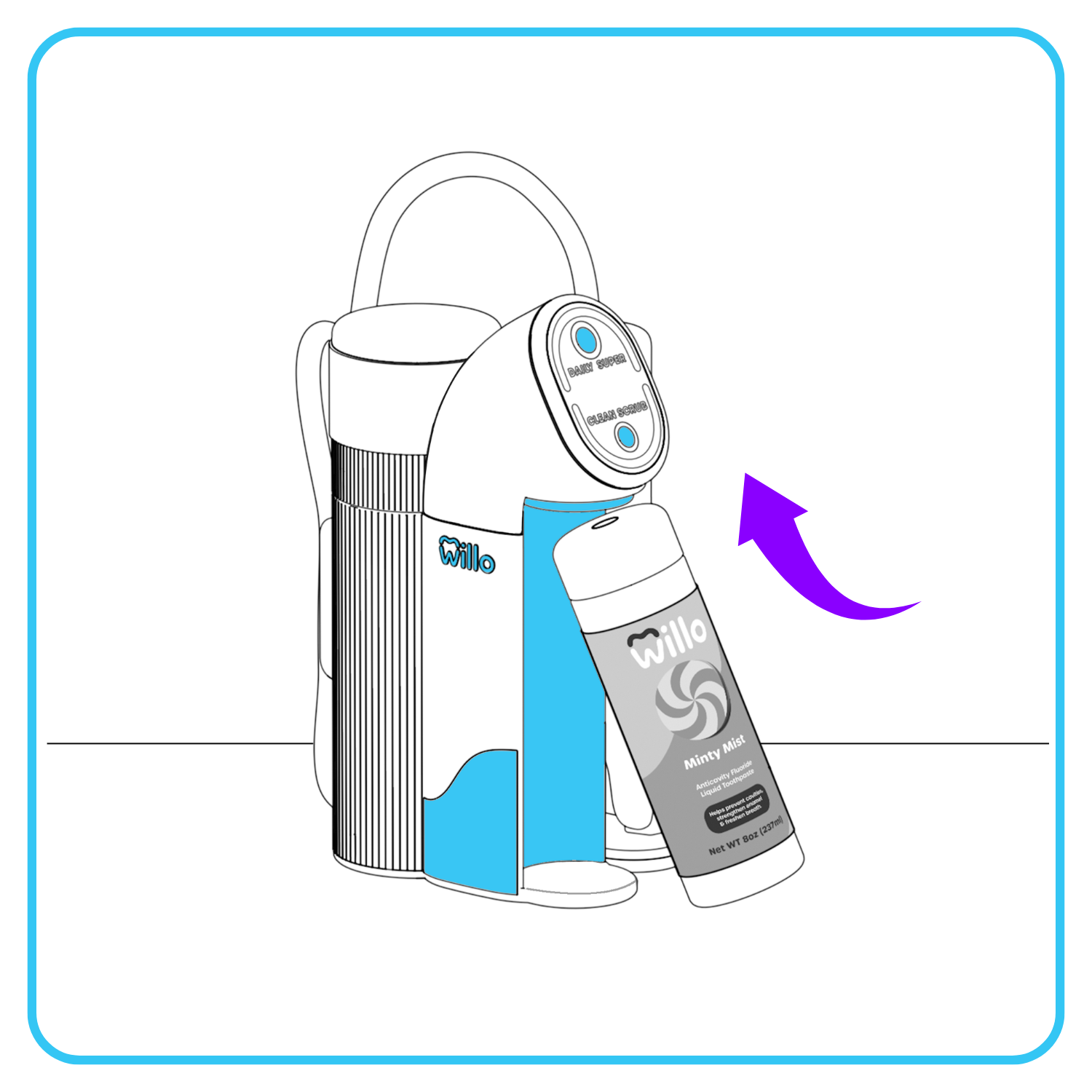 how to install toothpaste by placing the top first