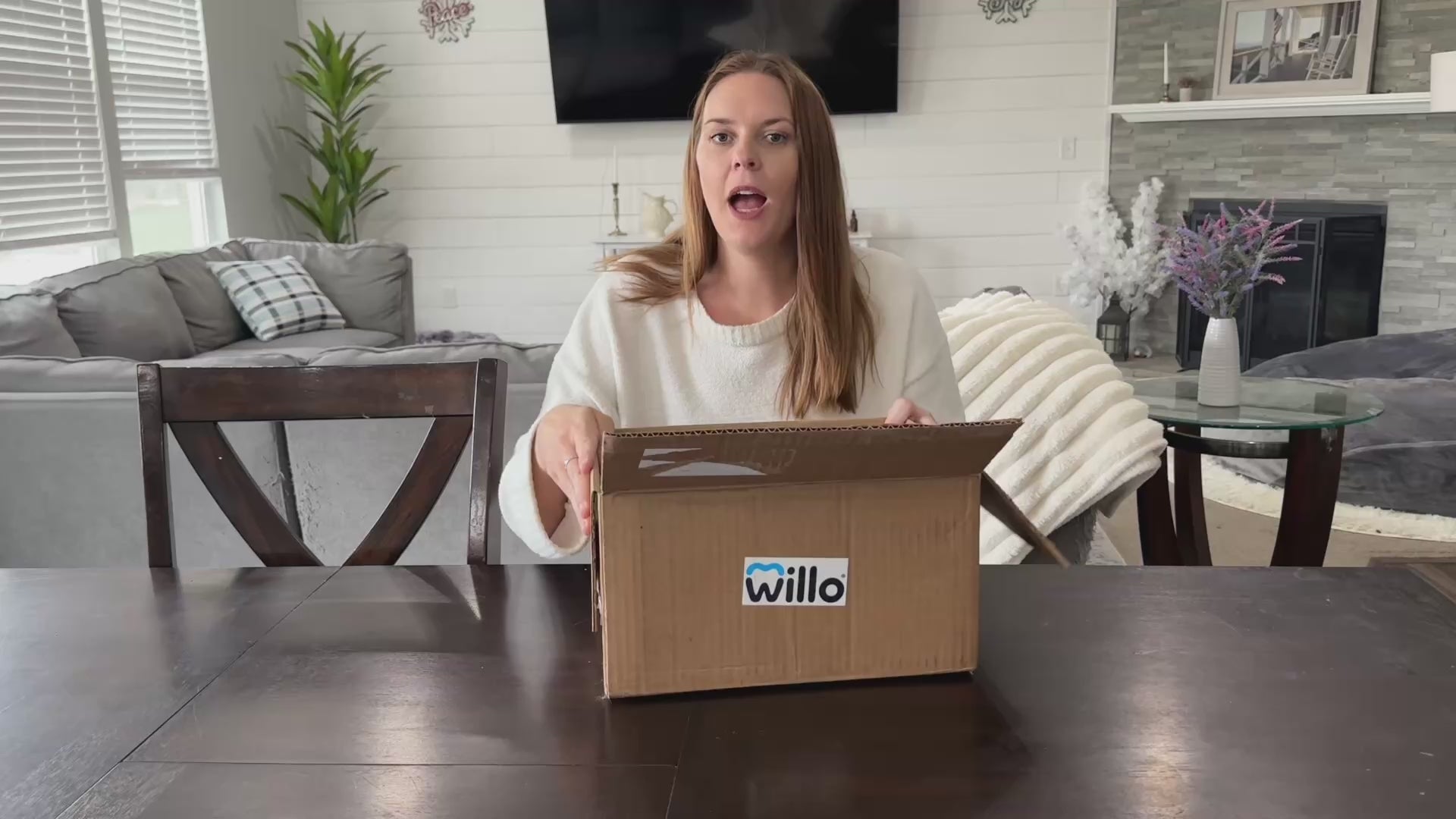Mom unboxing and setting up Willo including all the pieces and parts
