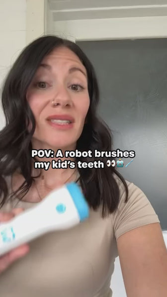 A social media advertisement featuring a parent highlighting the health benefits their children received and the positive lifestyle impact on their daily routines after switching to Willo oral care products.