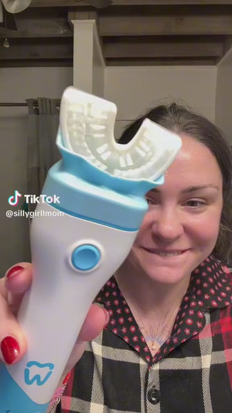 Mom review video showing the Willo automated dental system and highlighting how the smart brushing data ensures clinical efficacy and daily routine accountability.